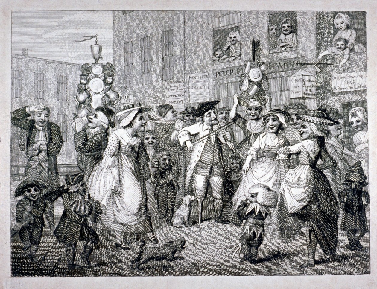 1. mai i London av William Blake