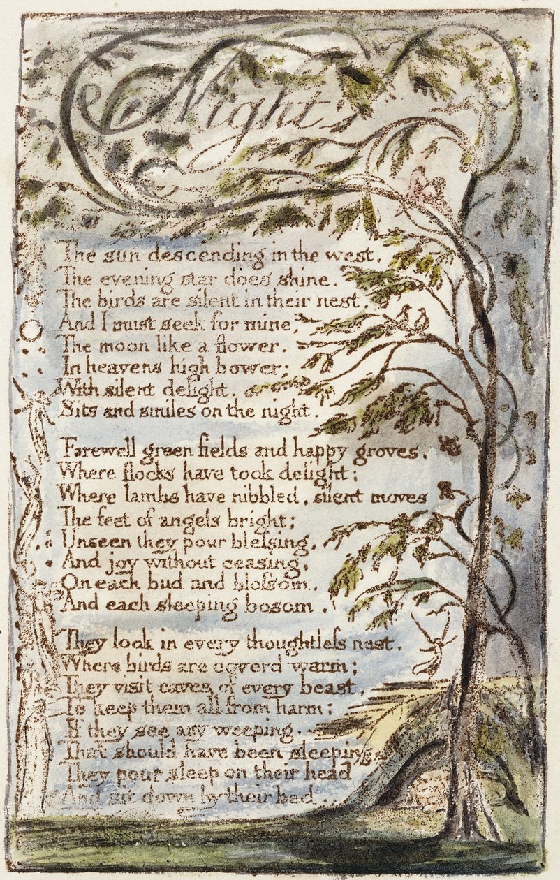 Natt, 1789 av William Blake