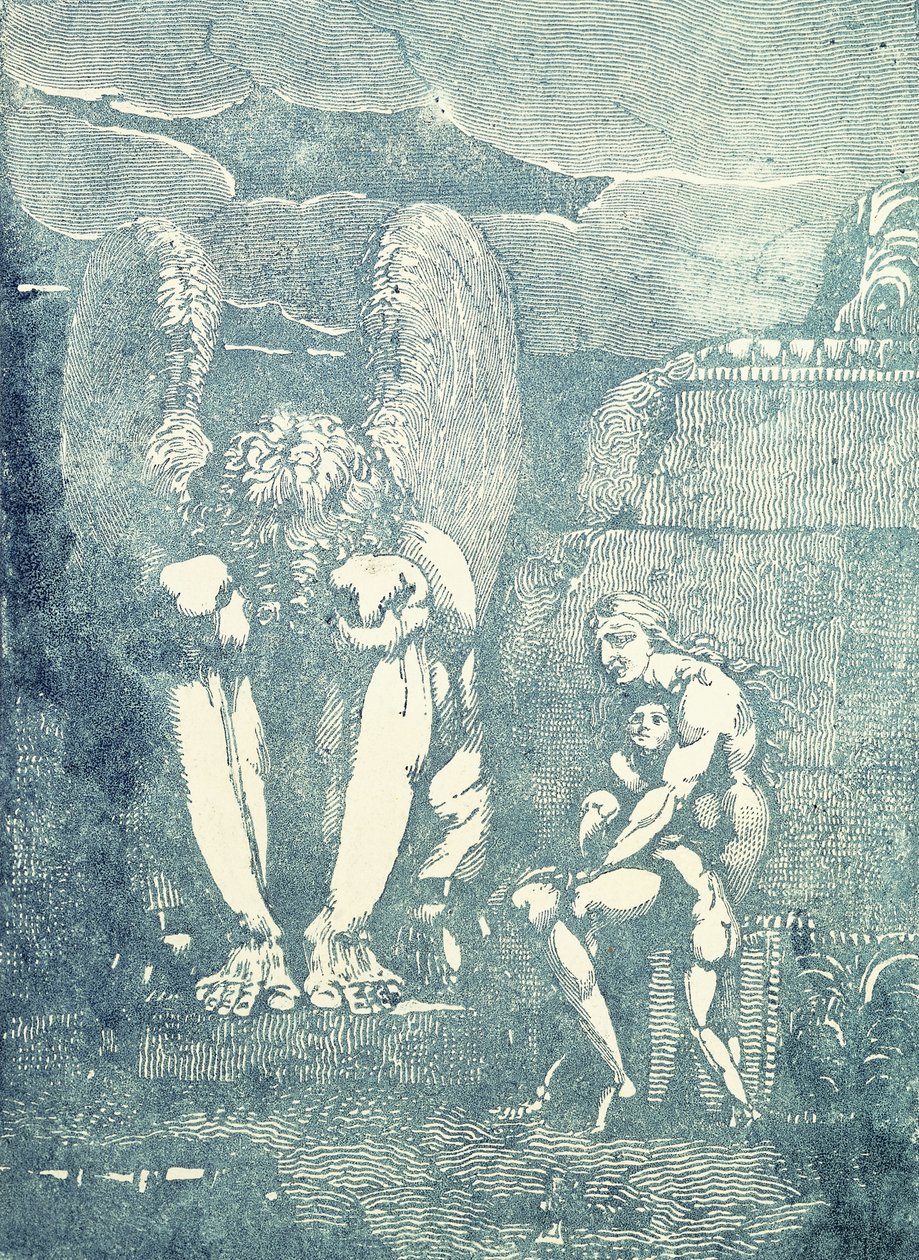 På Albions engler, midten av 1790-tallet av William Blake