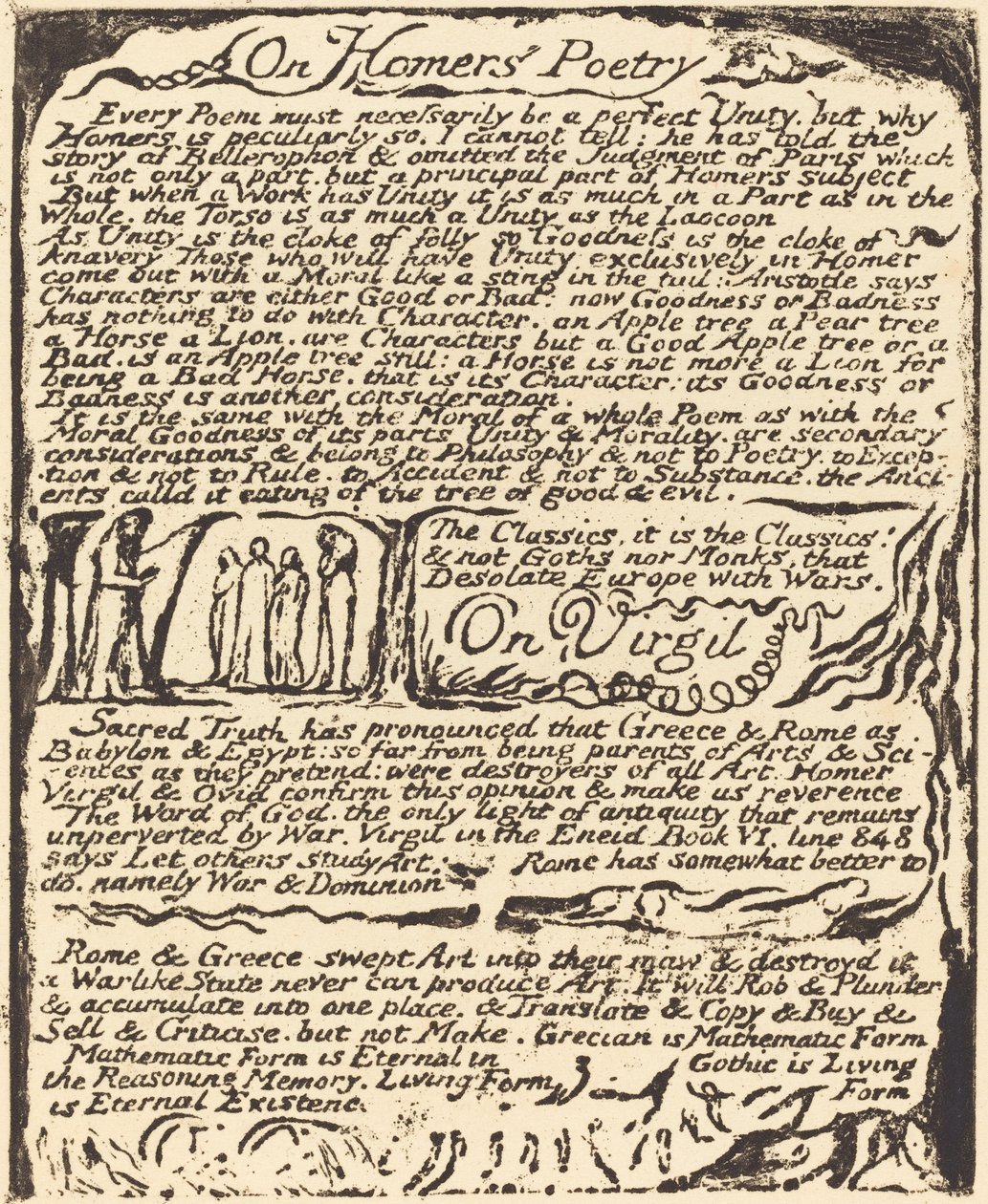 Om Homers poesi (og) Om Virgil av William Blake