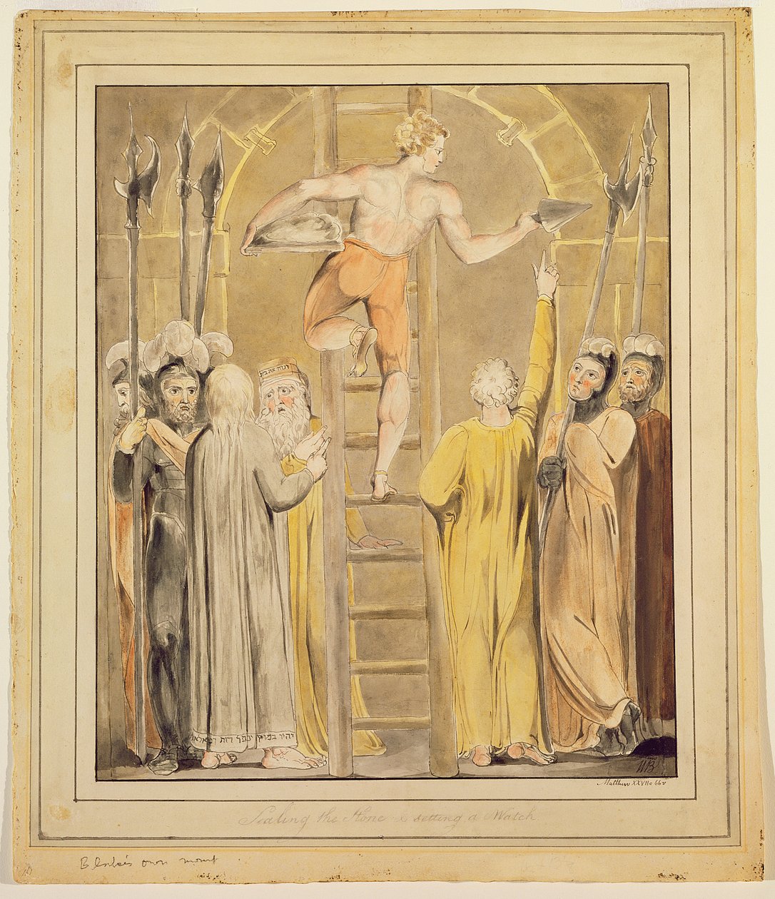 Forsegle steinen og sette en klokke av William Blake