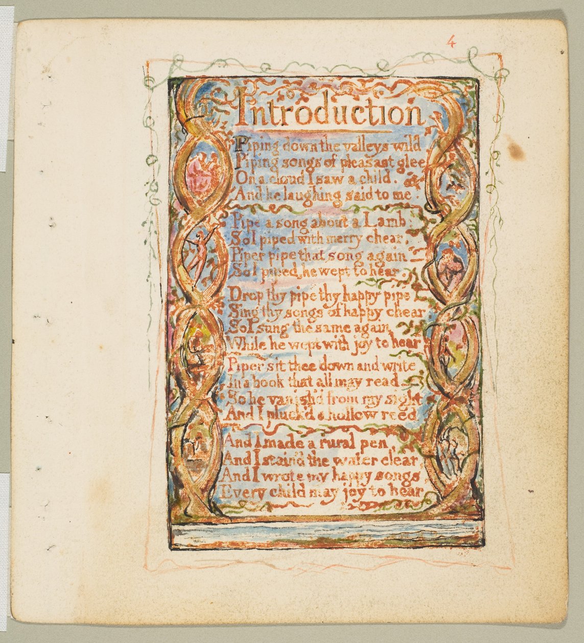 Songs of Innocence: Einleitung av William Blake