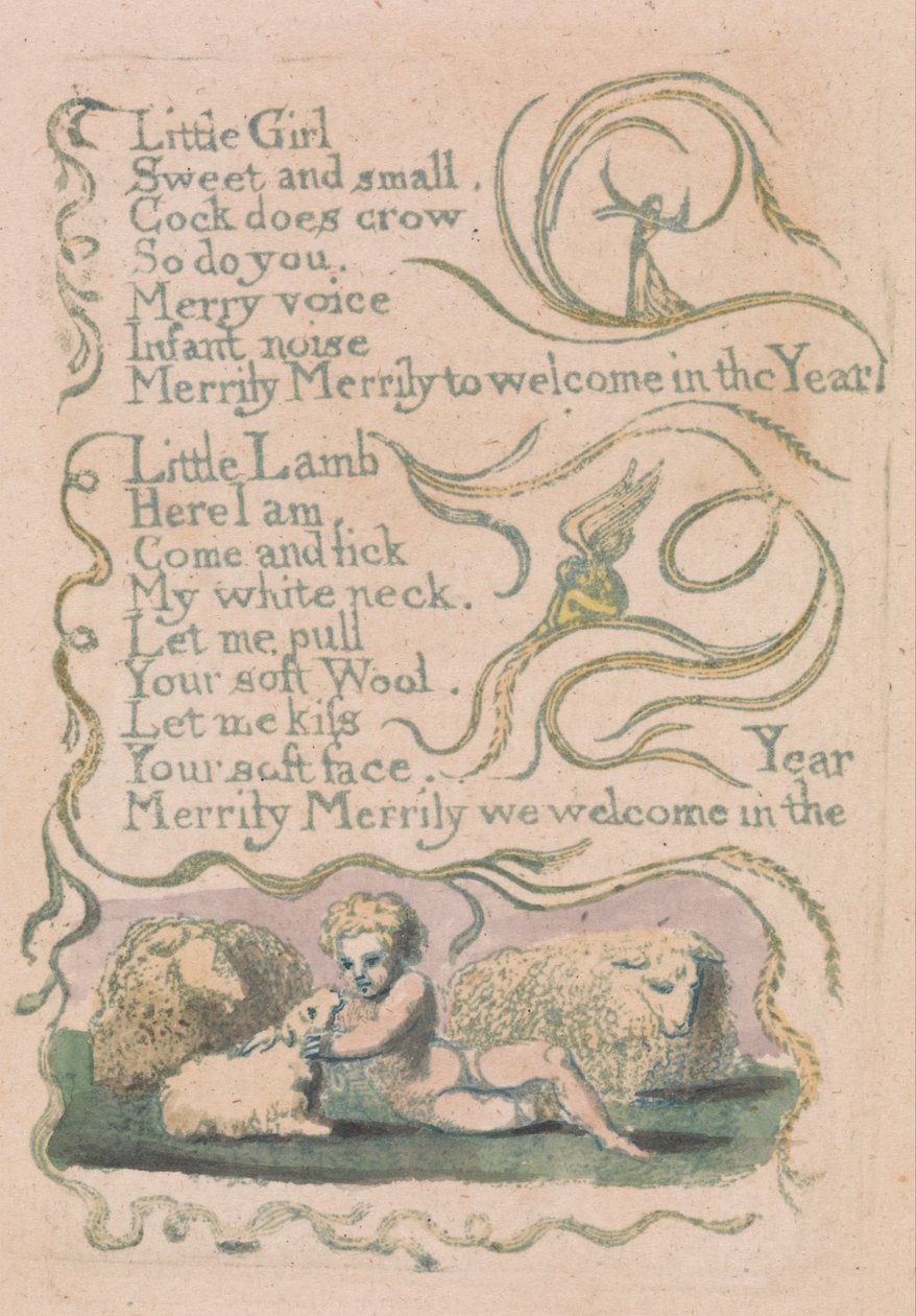 Songs of Innocence and of Experience, Plate 12, Spring (Bentley 23) av William Blake