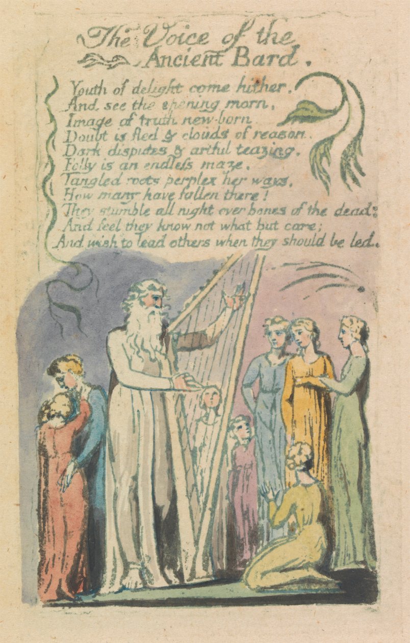 Songs of Innocence and of Experience, Plate 22, "The Little Girl Found" (Bentley 36) av William Blake