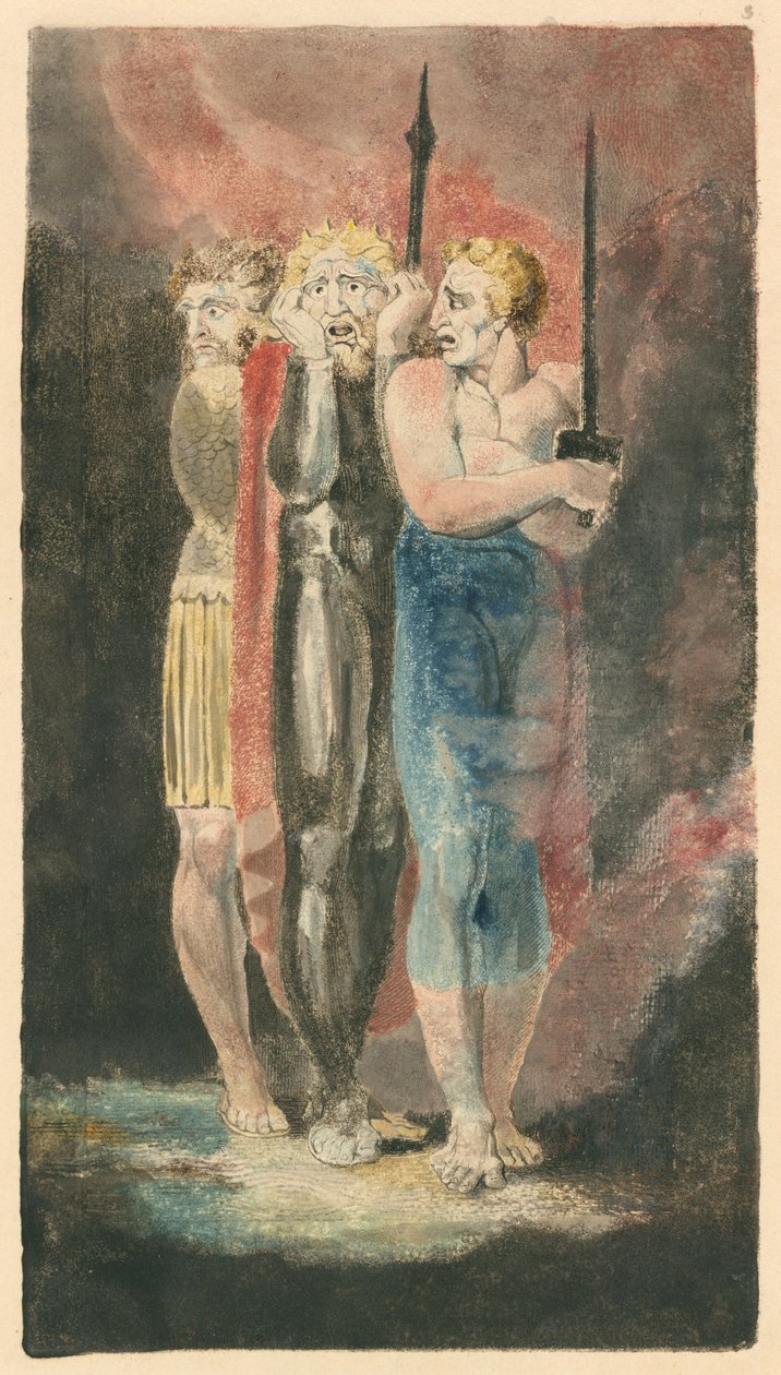 Anklagerne for tyveri, utroskap, mordkrig, ca. 17941796. av William Blake