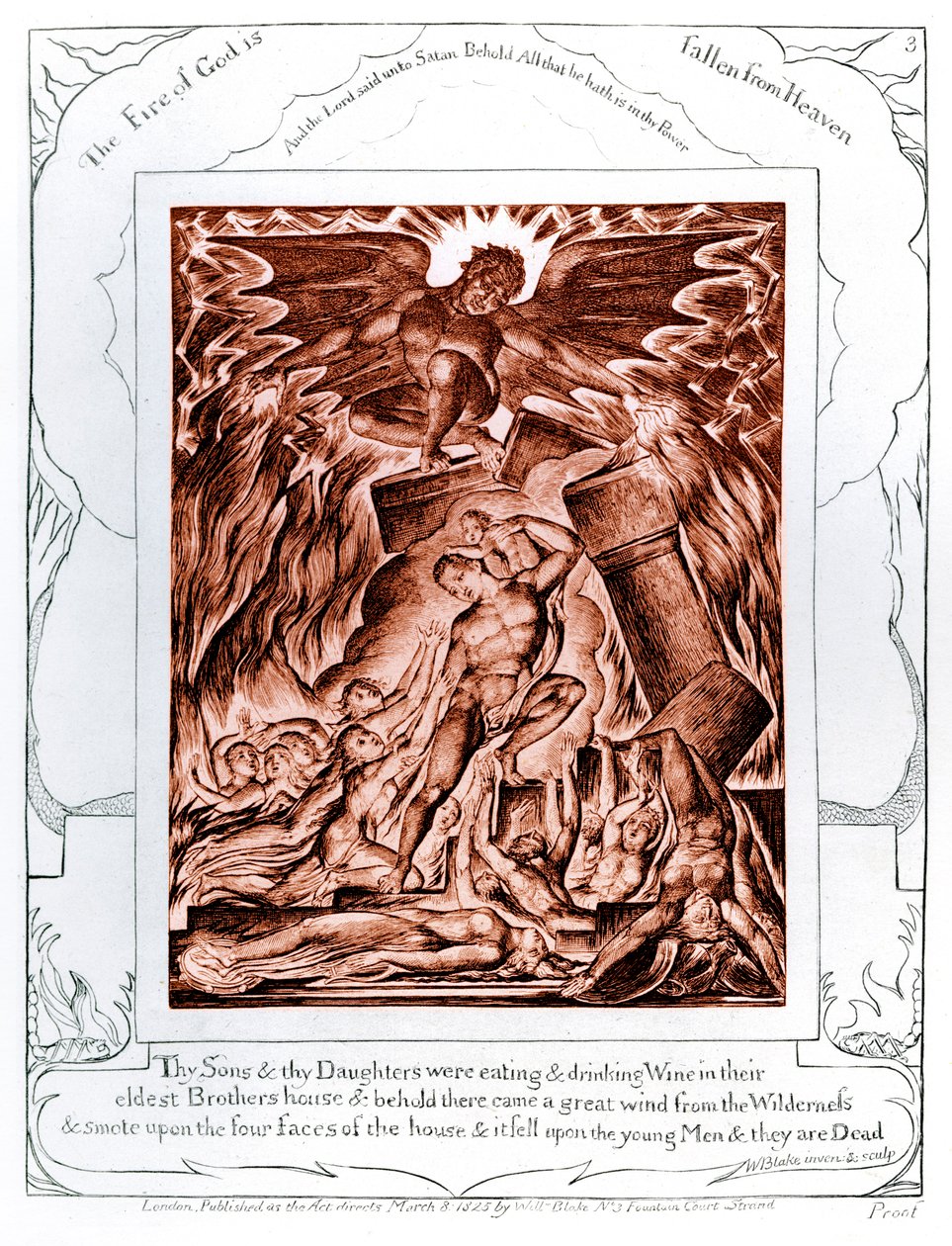 The Book of Job-illustrasjoner av William Blake av William Blake