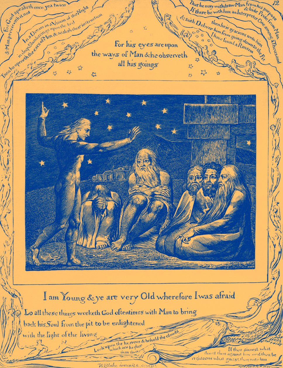 The Book of Job-illustrasjoner av William Blake av William Blake
