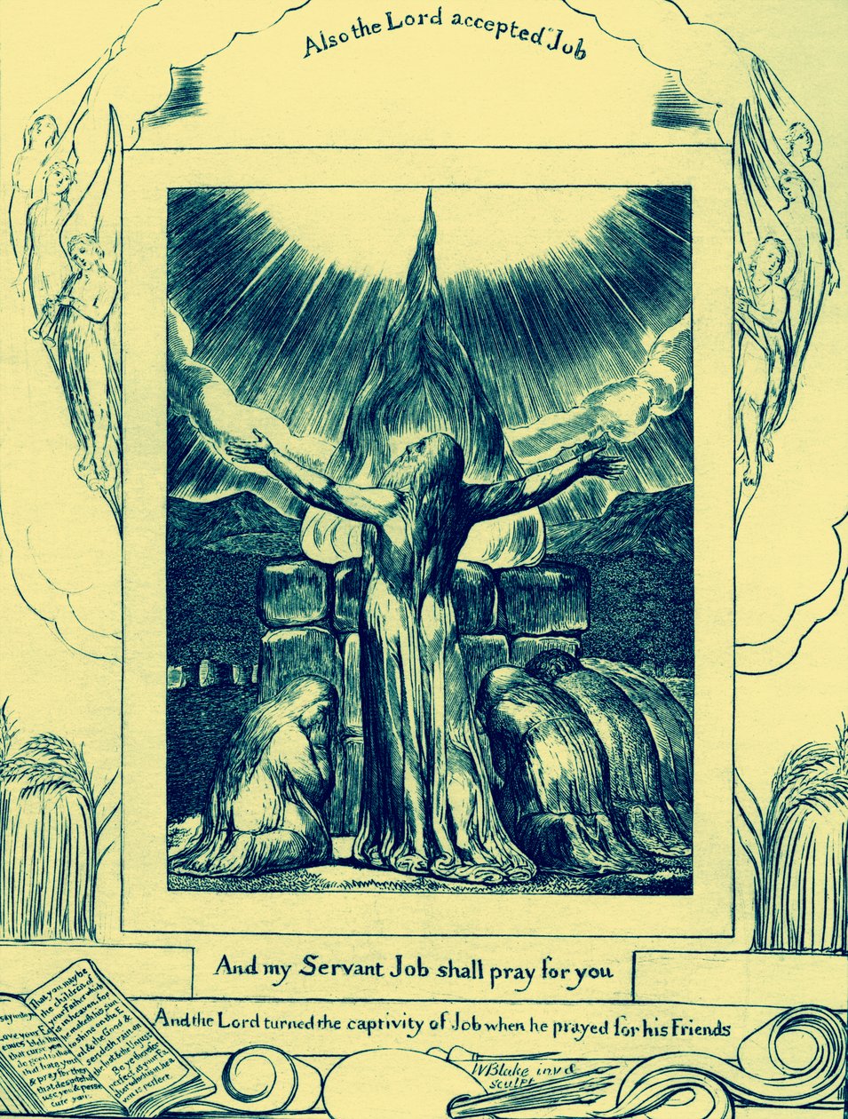The Book of Job-illustrasjoner av William Blake av William Blake