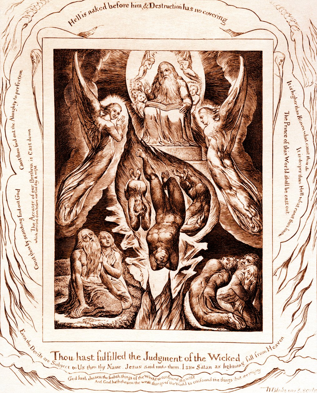 The Book of Job-illustrasjoner av William Blake av William Blake