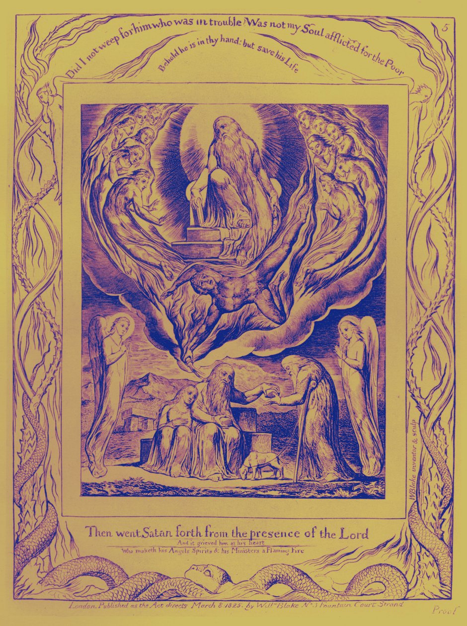 The Book of Job-illustrasjoner av William Blake av William Blake