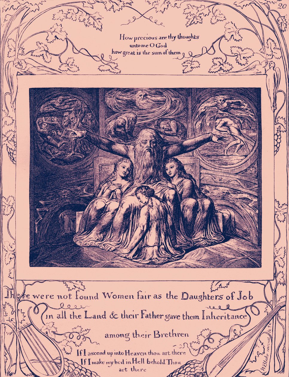 The Book of Job-illustrasjoner av William Blake av William Blake