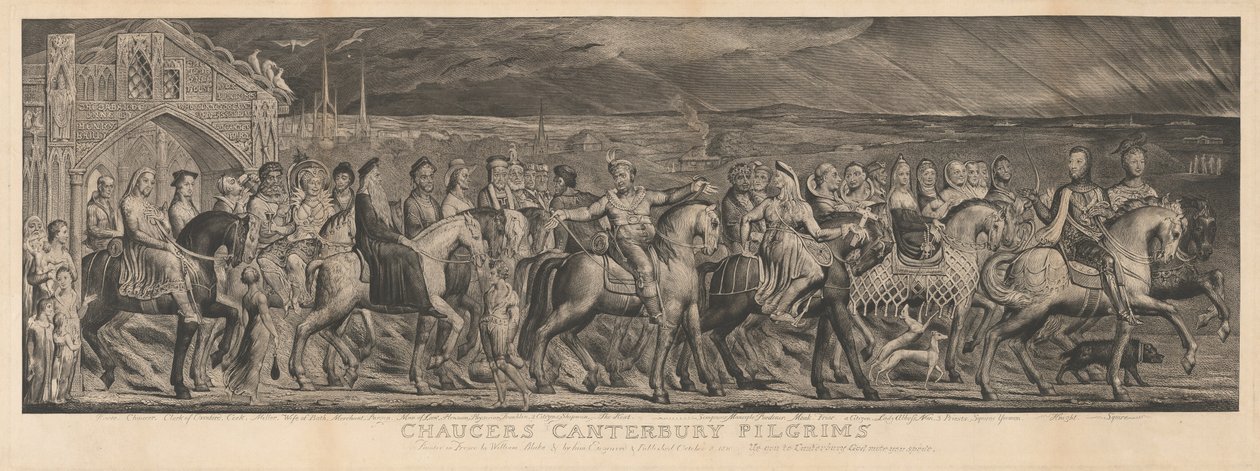 Canterbury-pilegrimene av William Blake