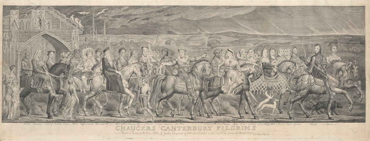 Canterbury-pilegrimene av William Blake
