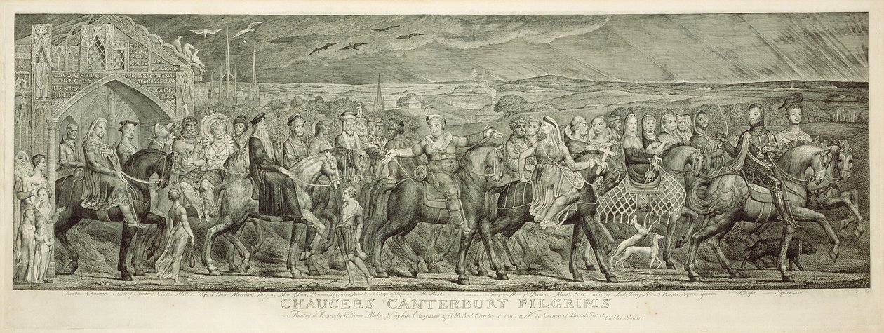 Canterbury-pilegrimene av William Blake