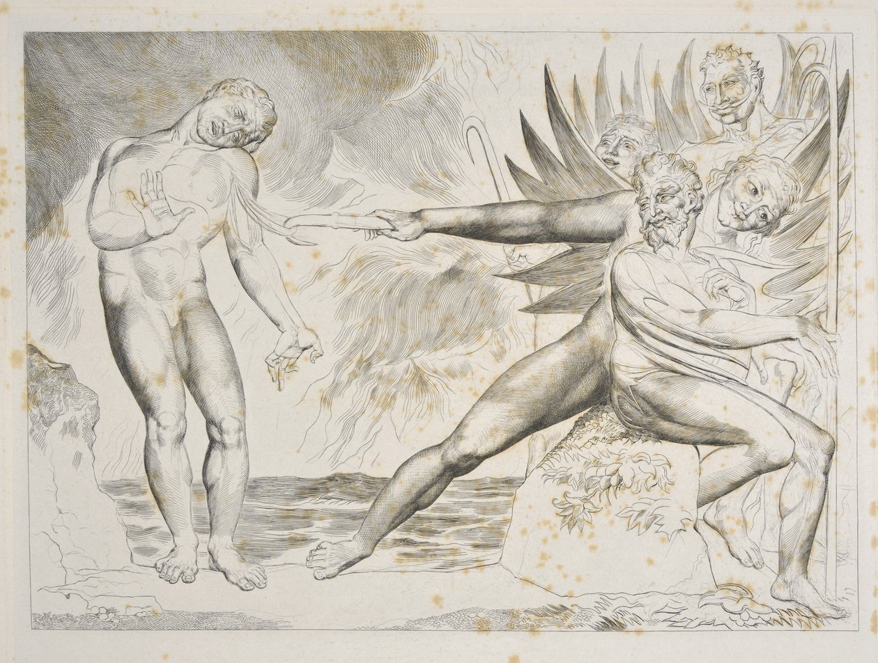 The Circle of the Corrupt Officials: The Devils tormenting Ciampolo Inferno, Canto XXII, illustrasjon til 