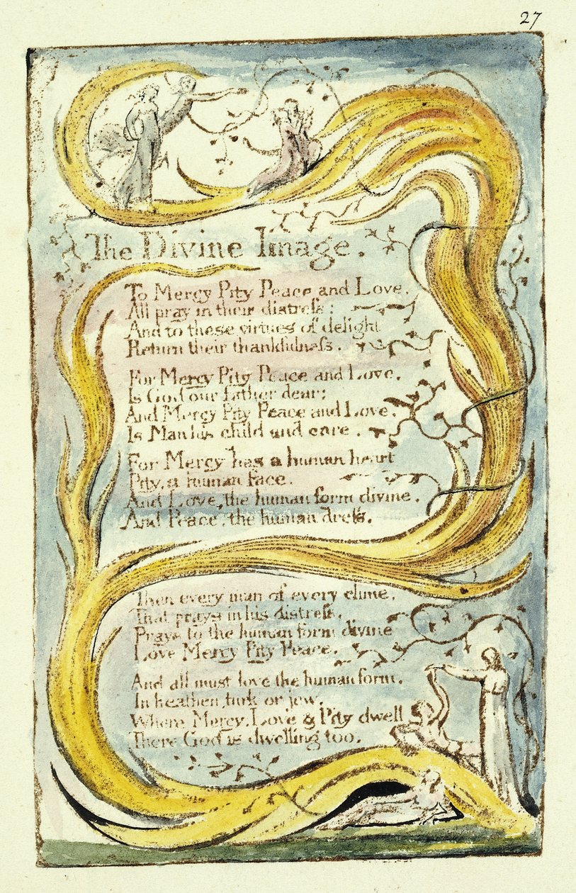 Det guddommelige bilde, 1789 av William Blake
