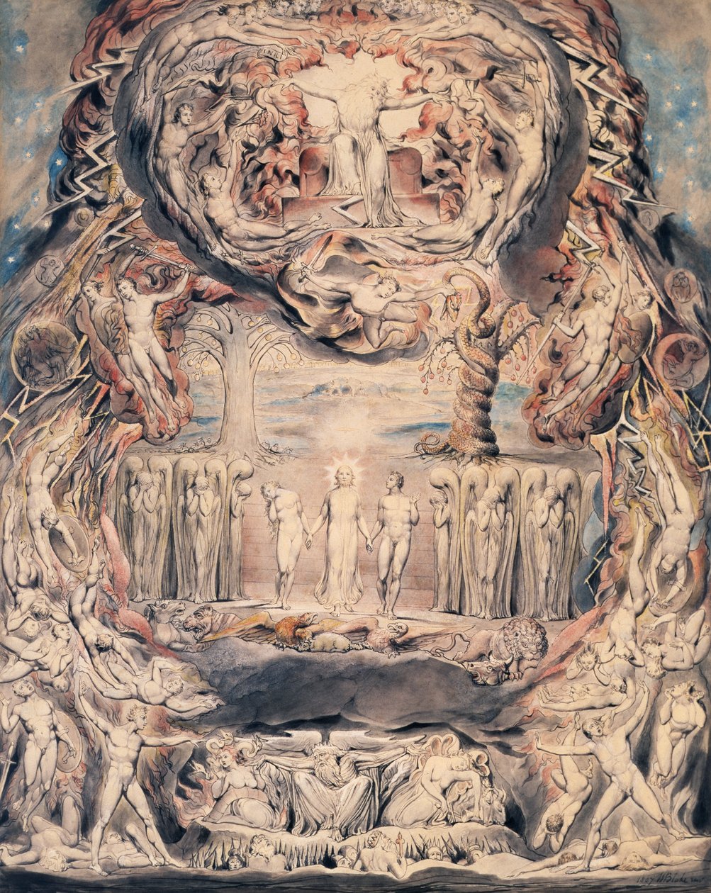 Menneskets fall av William Blake