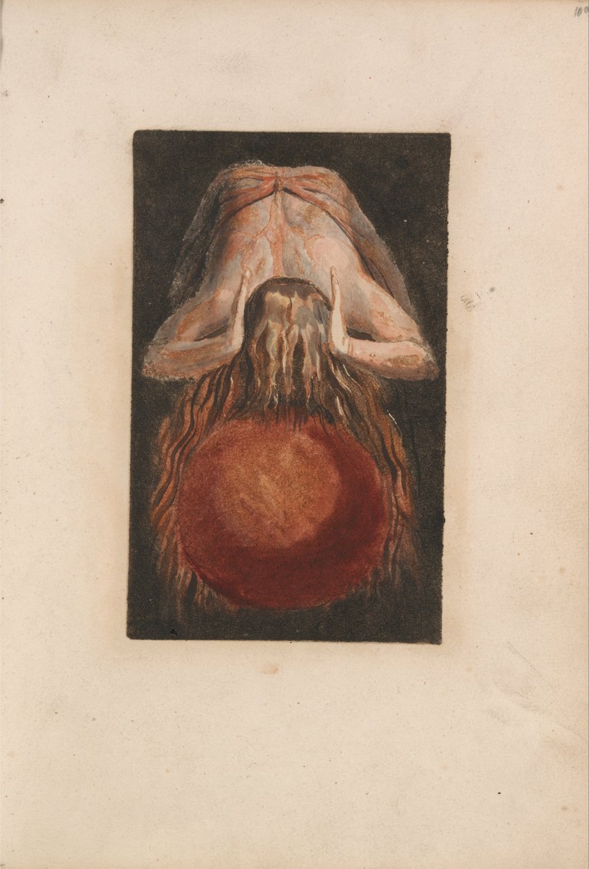 Den første boken til Urizen, plate 11 (Bentley 17) av William Blake