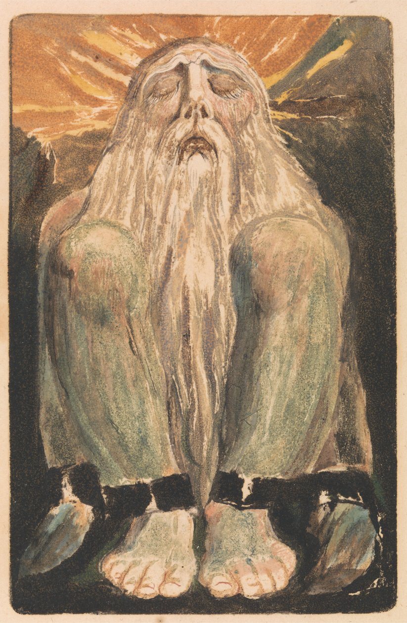 Den første boken til Urizen, plate 12 (Bentley 22) av William Blake
