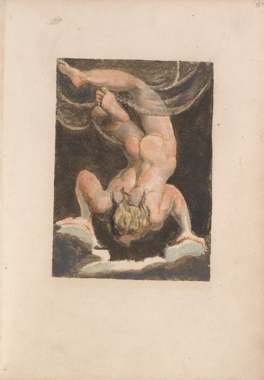 Den første boken til Urizen, plate 15 (Bentley 14) av William Blake