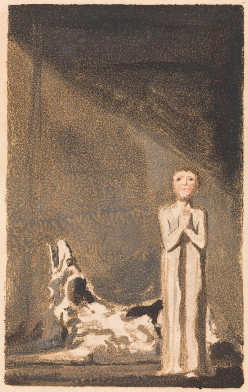 Den første boken til Urizen, plate 24 (Bentley 26) av William Blake