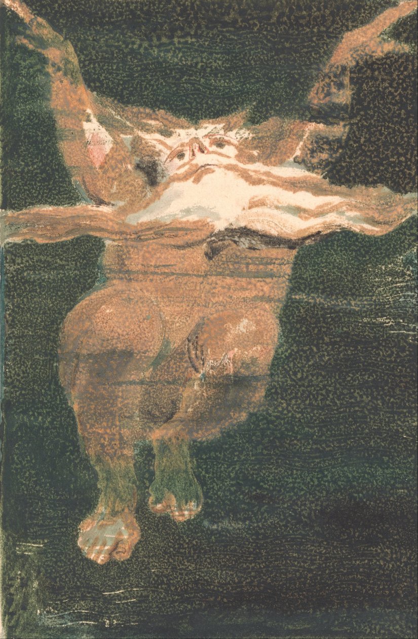 Den første boken til Urizen, plate 5 (Bentley 12) av William Blake