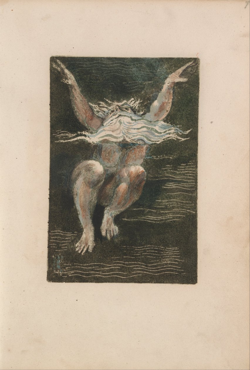 The First Book of Urizen, Plate 7 (Bentley 12) av William Blake
