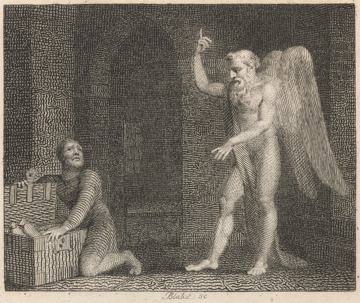 Gjæringen og Plutus av William Blake