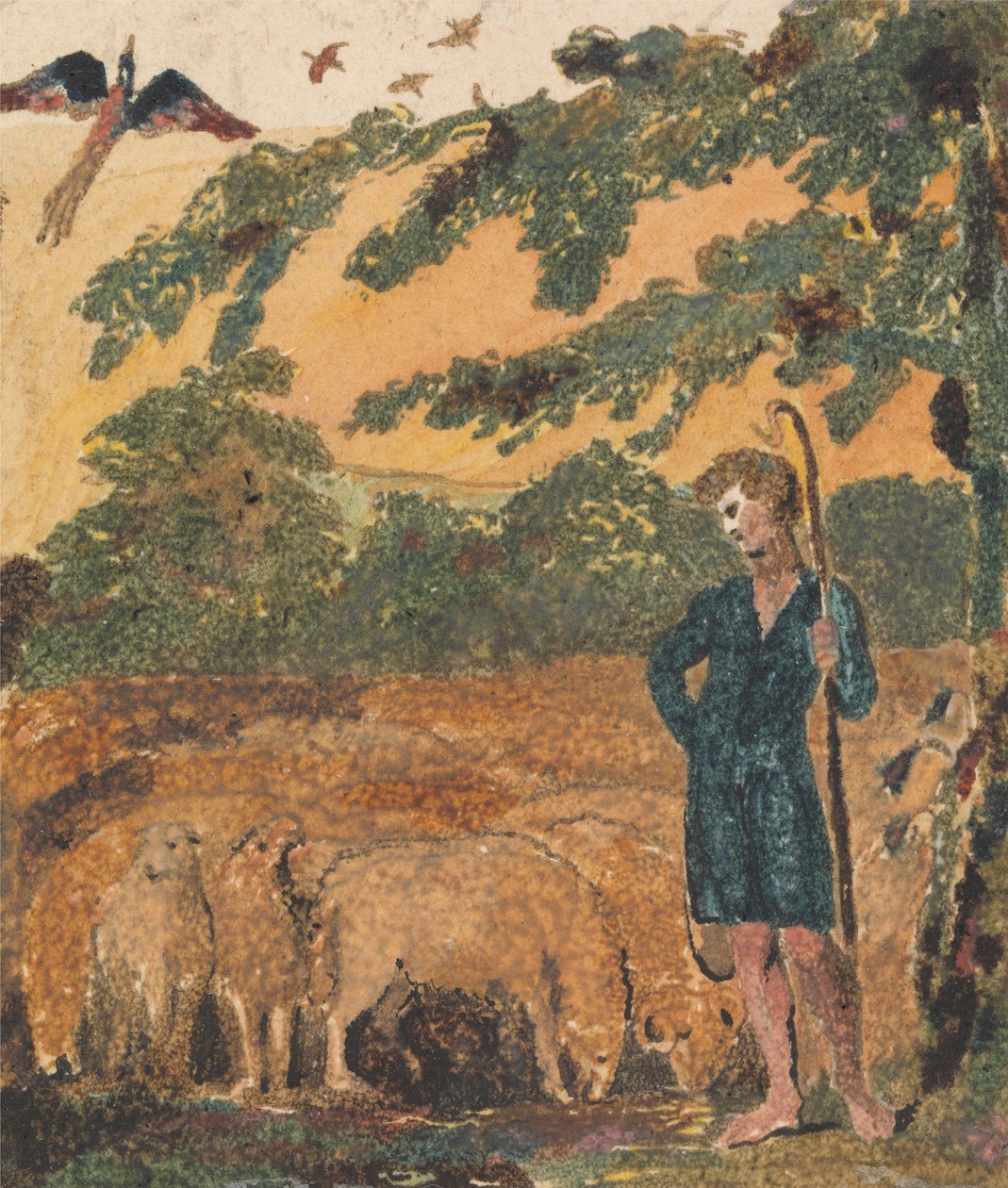 Der Hirte, aus Songs of Innocence av William Blake