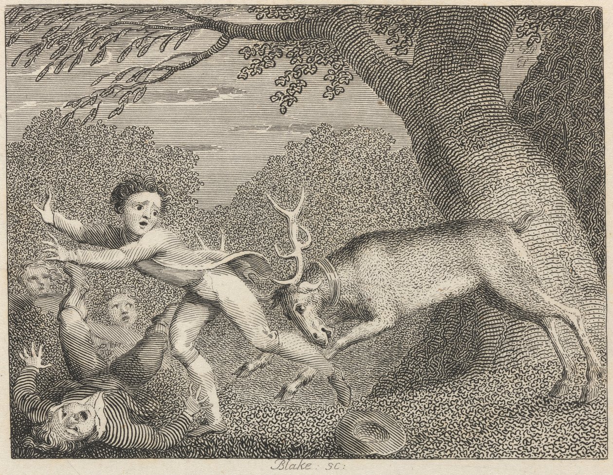 Den tamme hjort av William Blake
