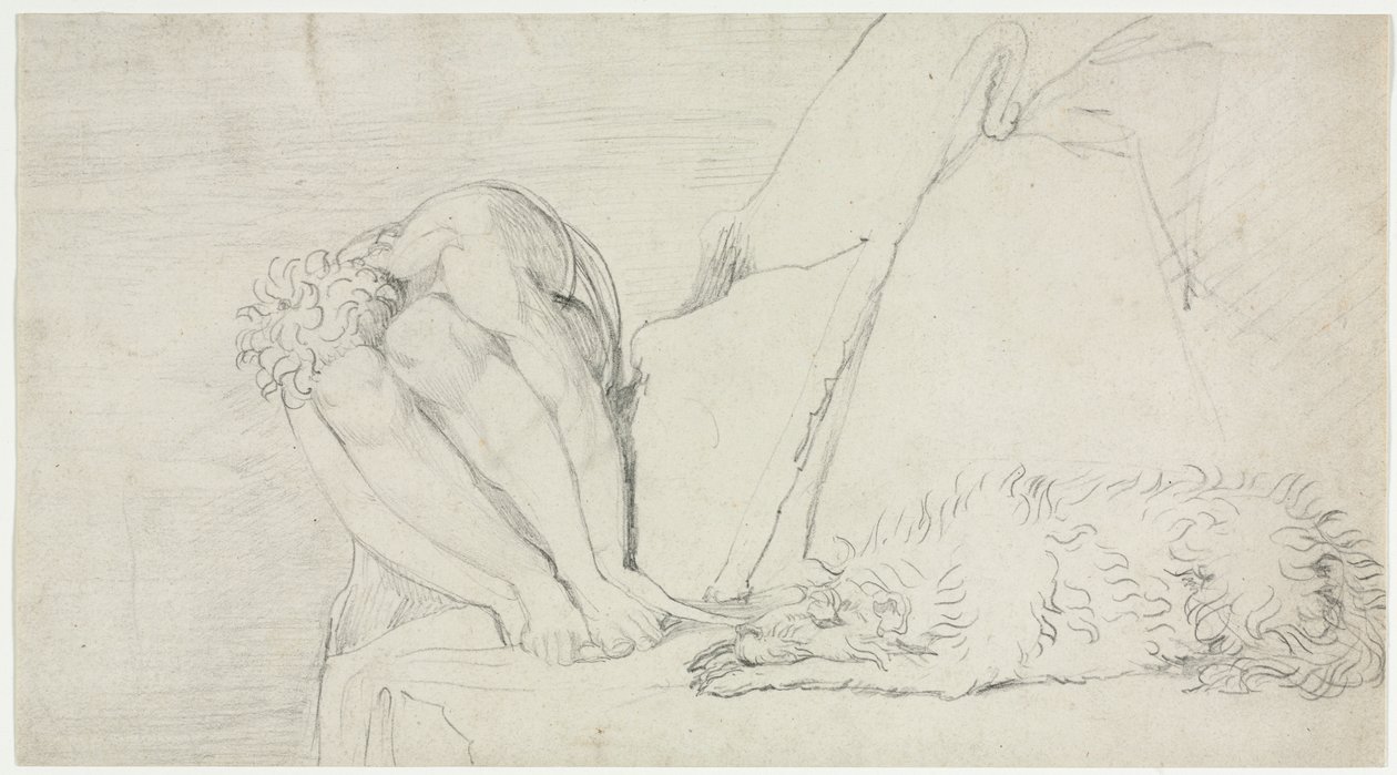 Tanken på døden alene, frykten ødelegger, ca. 1795. av William Blake