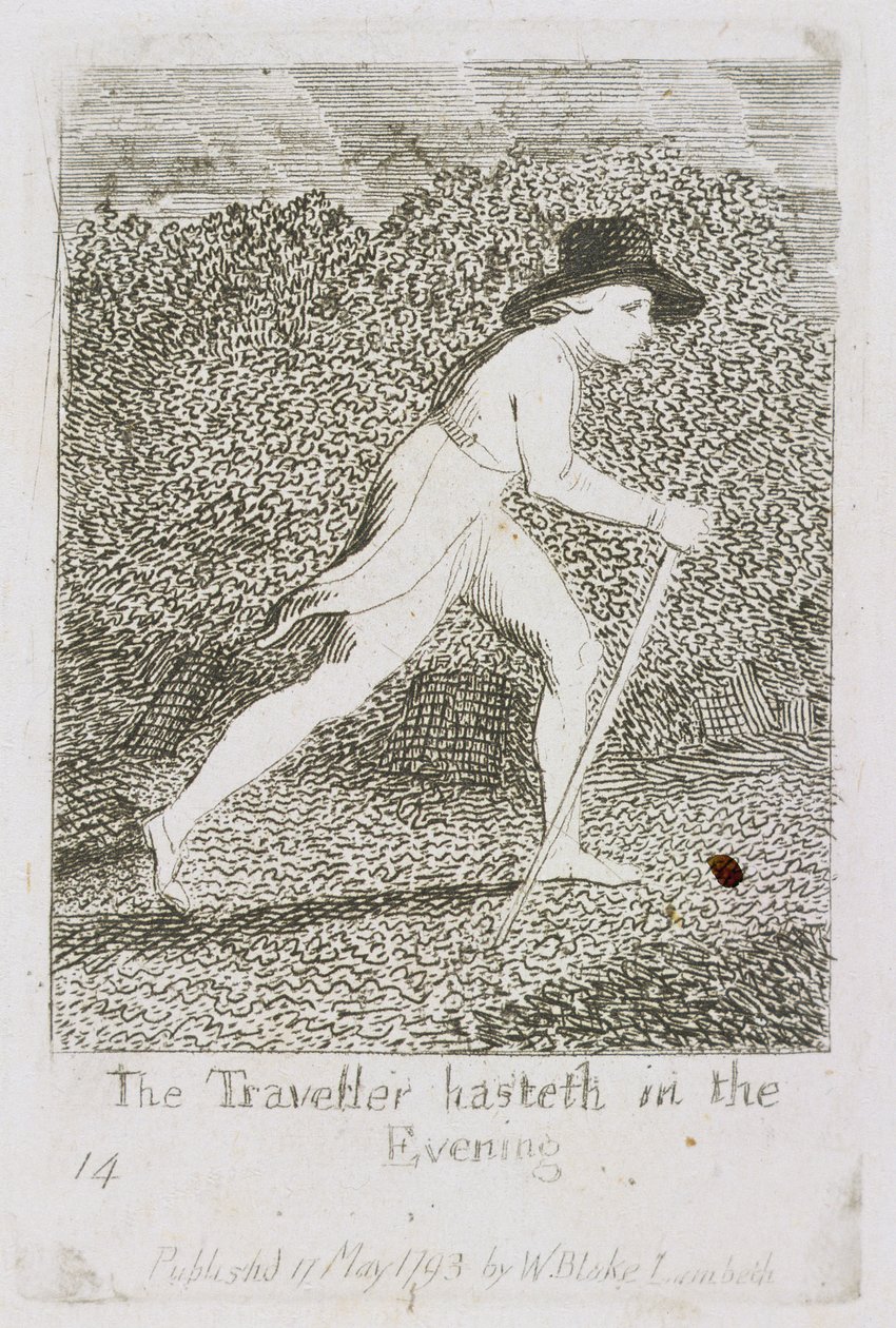 The Traveller Hasteth in the Evening, plate 15 fra 