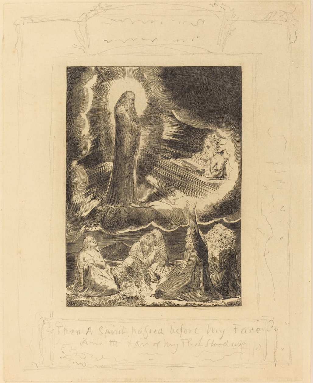Visjonen til Elifas, av William Blake
