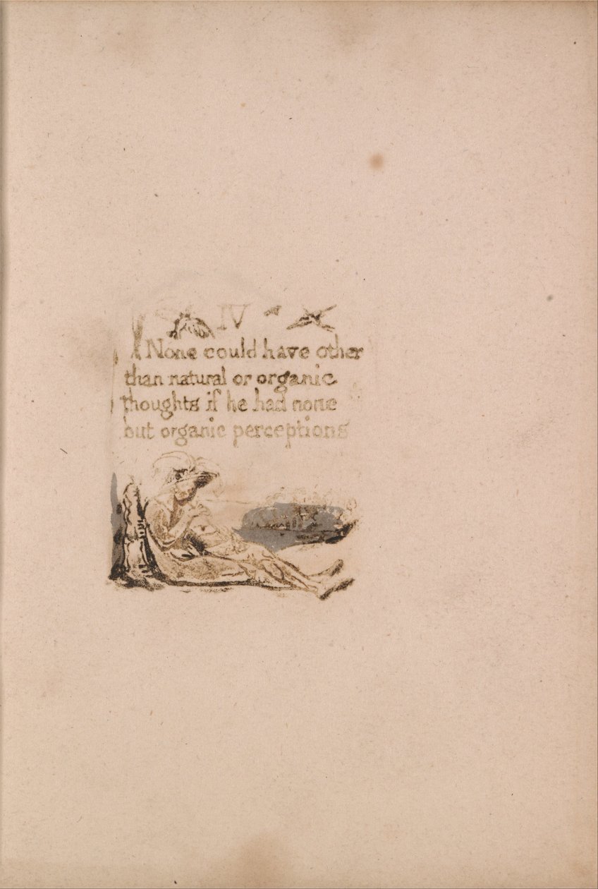 There Is No Natural Religion, Plate 6, IV Ingen kunne ha . . . . (Bentley a7) av William Blake