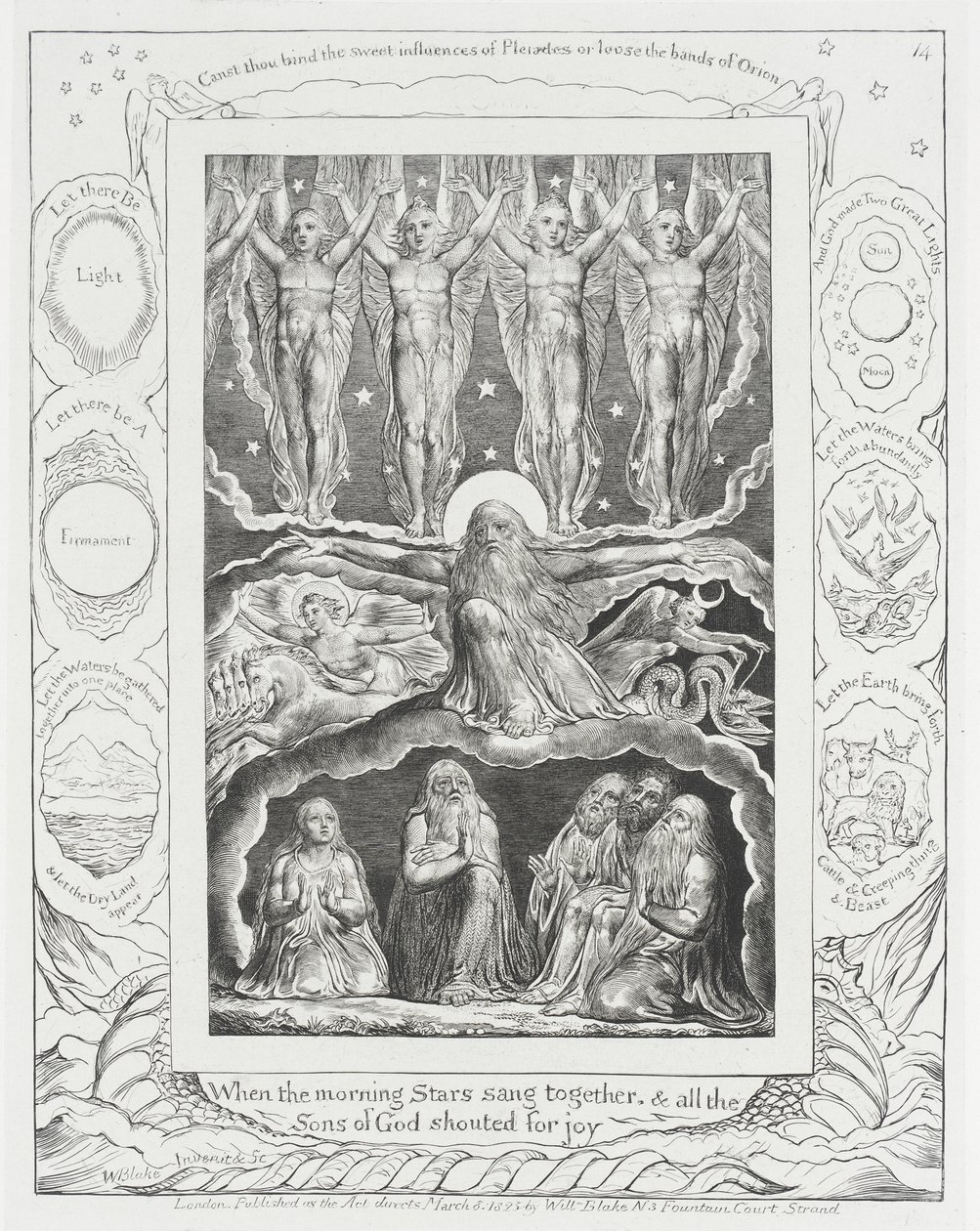 Da morgenstjernene sang sammen av William Blake