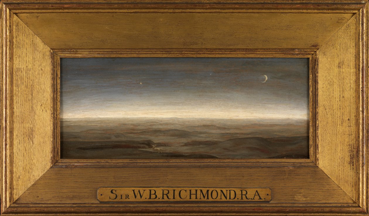A Centaur by Moonlight, Morea (olje på panel) av William Blake Richmond