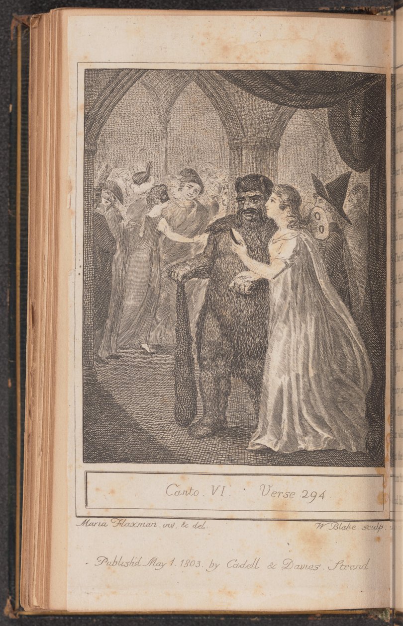Canto IV, vers 294 av William Blake after Mary Ann Flaxman