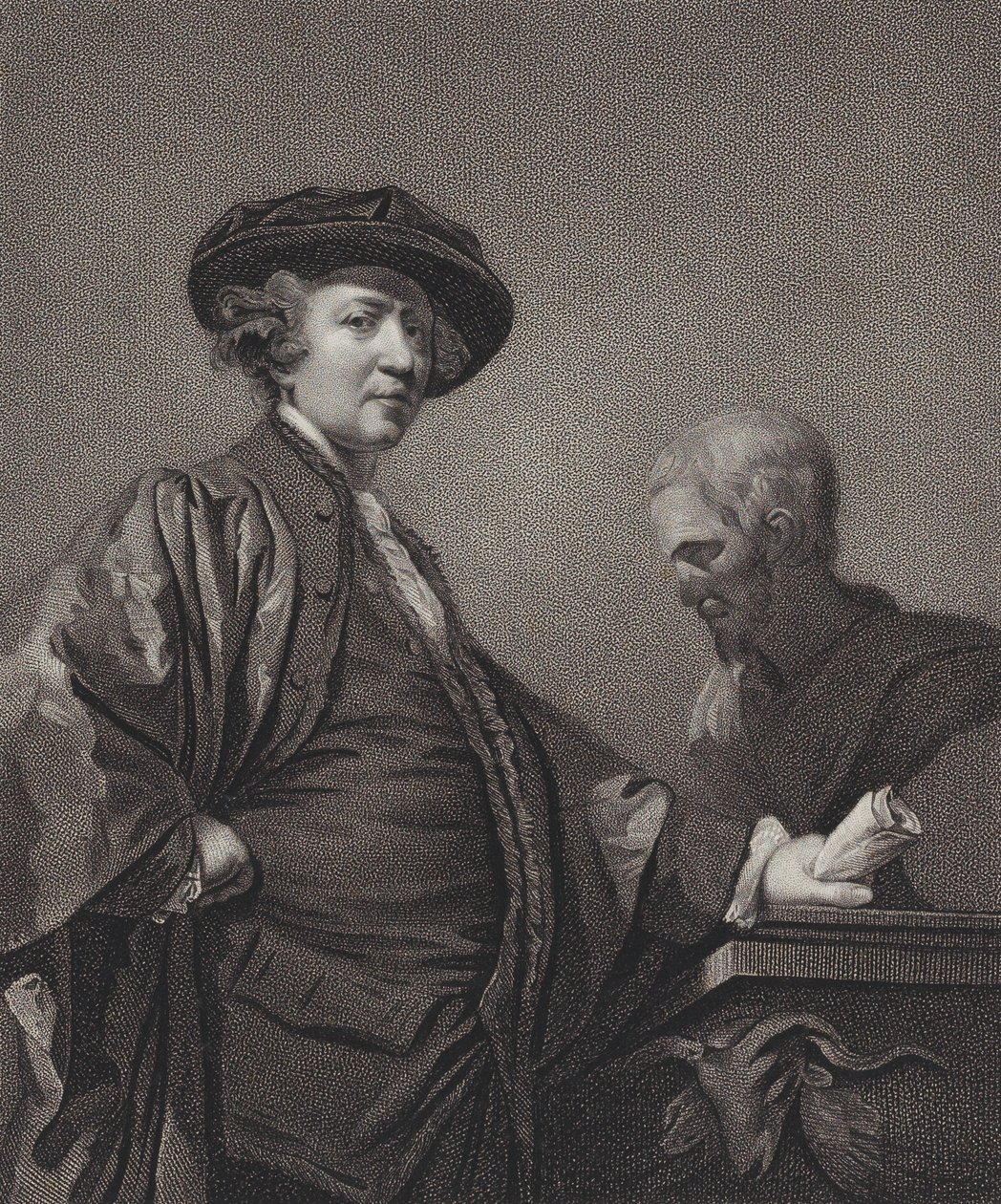 Sir Joshua Reynolds, ridder, 1811. av William Bond