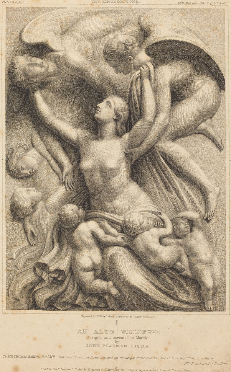 Thy Kingdom Come (monument til Sir Thomas Barting) av William Bond after Henry Corbould after John Flaxman