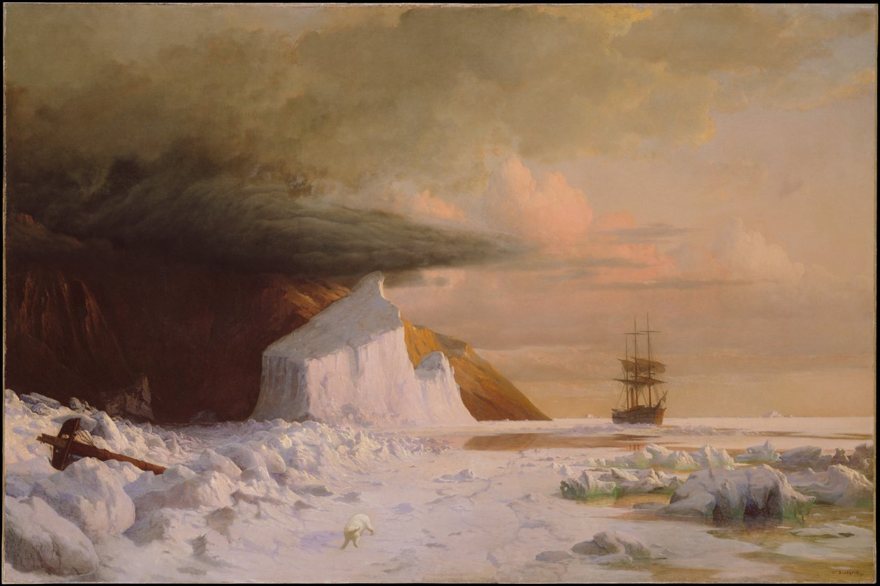 En arktisk sommer: Gjennombrudd gjennom pakkisen i Melvillebukta av William Bradford