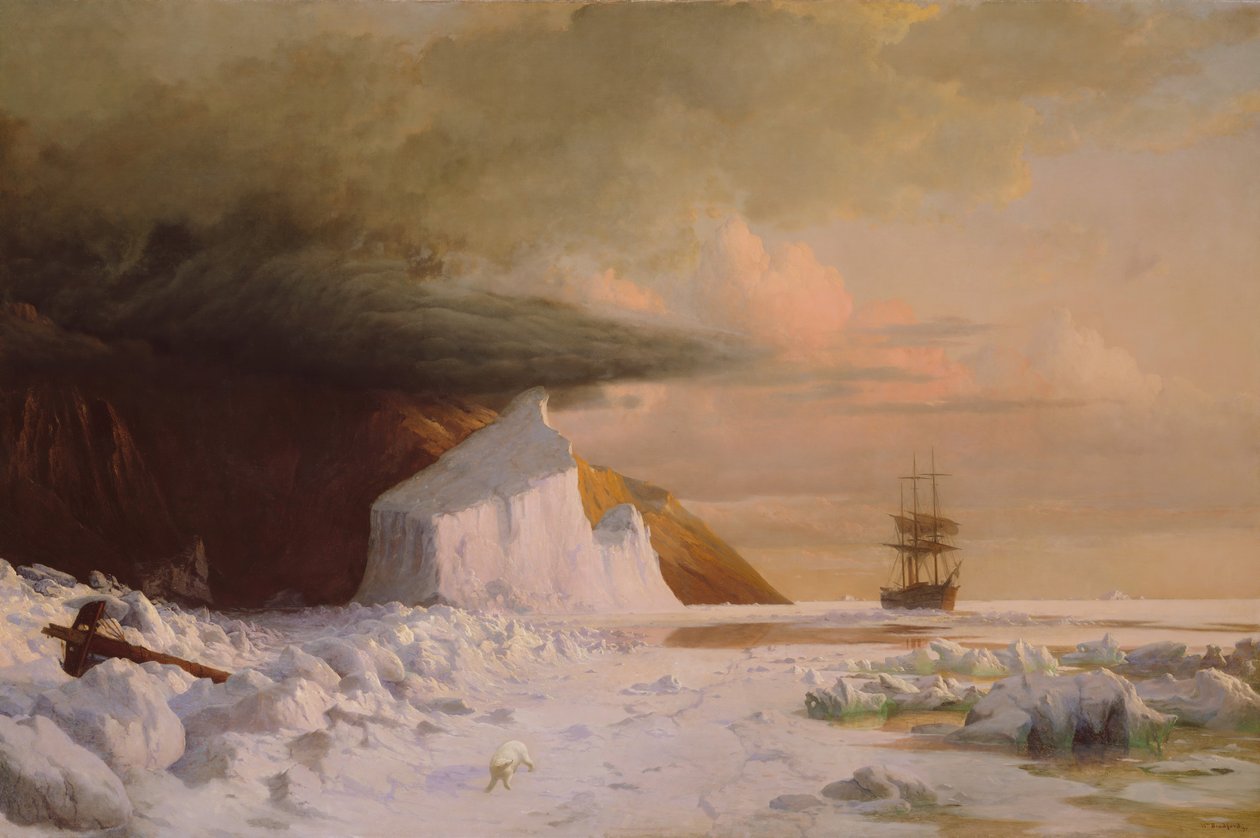 An Arctic Summer: Boring Through the Pack i Melville Bay, 1871. av William Bradford