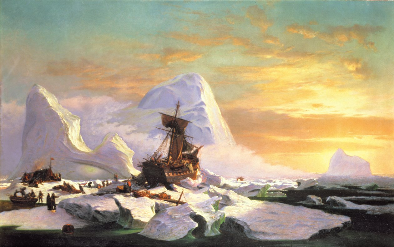 Knust i isen av William Bradford