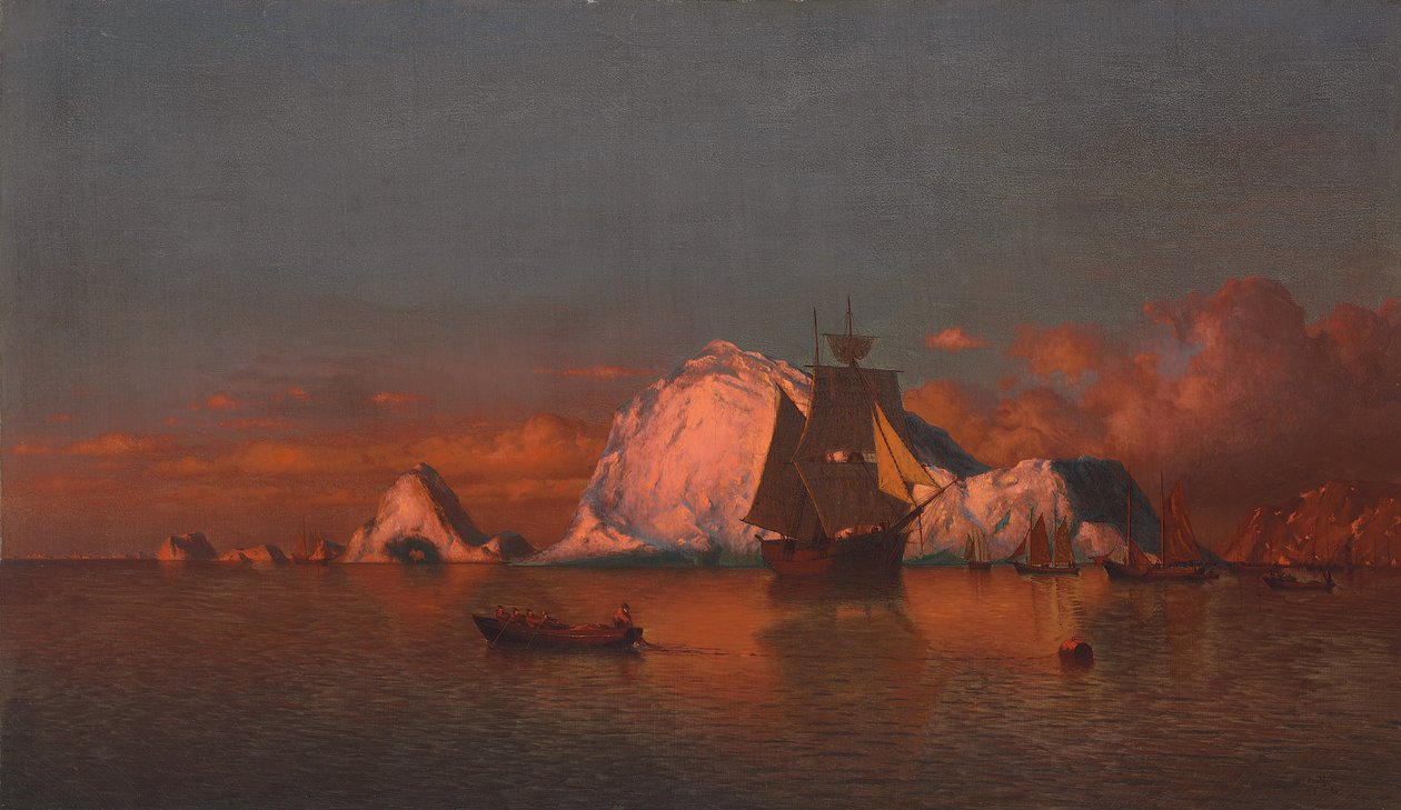 Fiske utenfor kysten av Labrador, 1880 av William Bradford