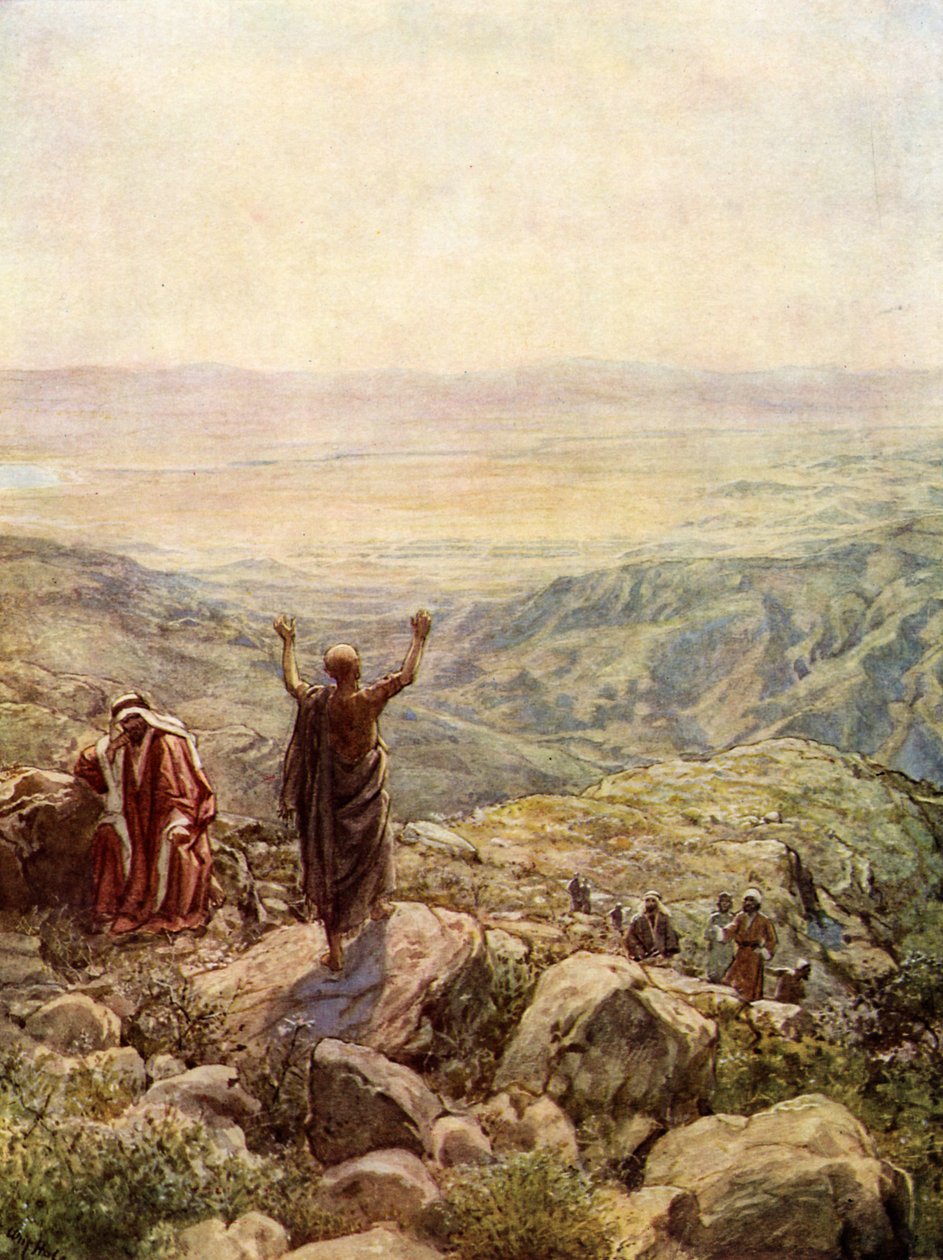 Bileam velsignet Israels leir. - Bibelen av William Brassey Hole