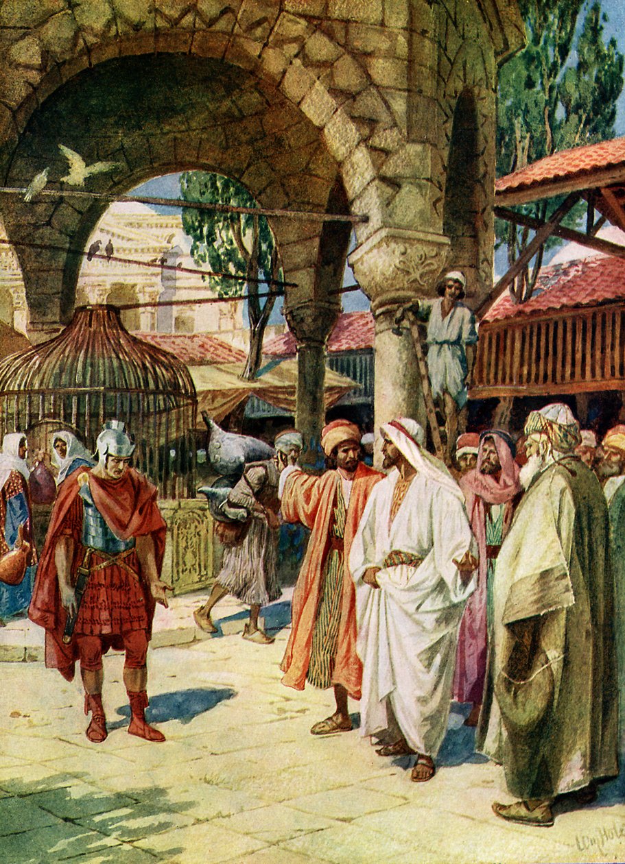 Jesus helbreder en centurions tjener - Bibelen av William Brassey Hole