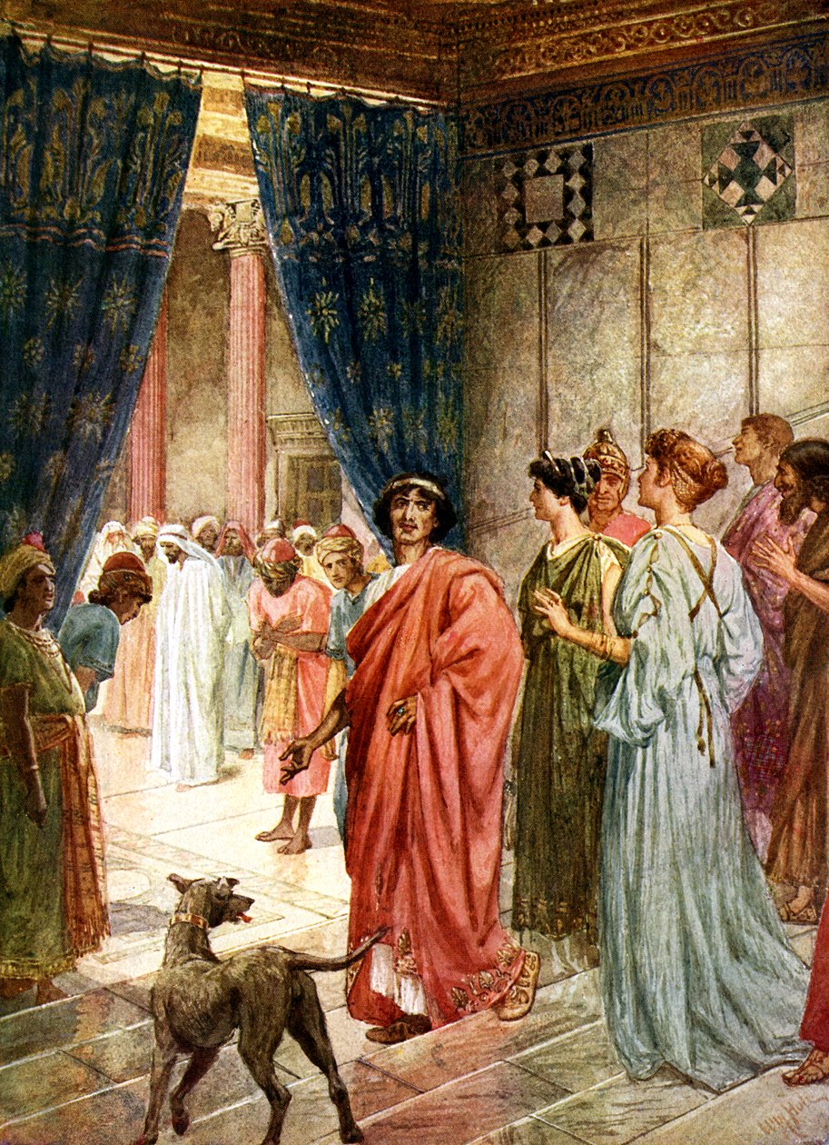 Jesus er sendt til Herodes - Bibelen av William Brassey Hole