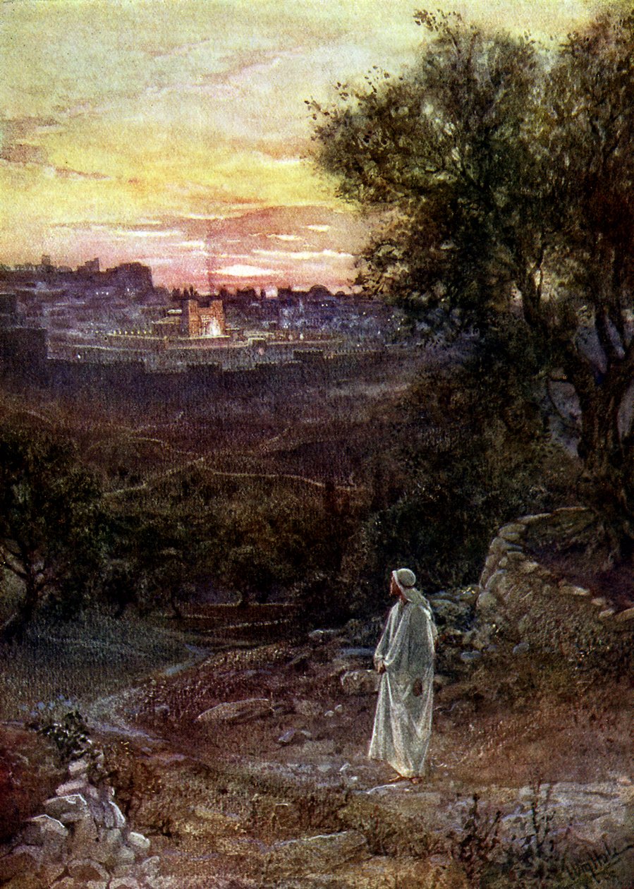 Jesus på Oljeberget - Bibelen av William Brassey Hole