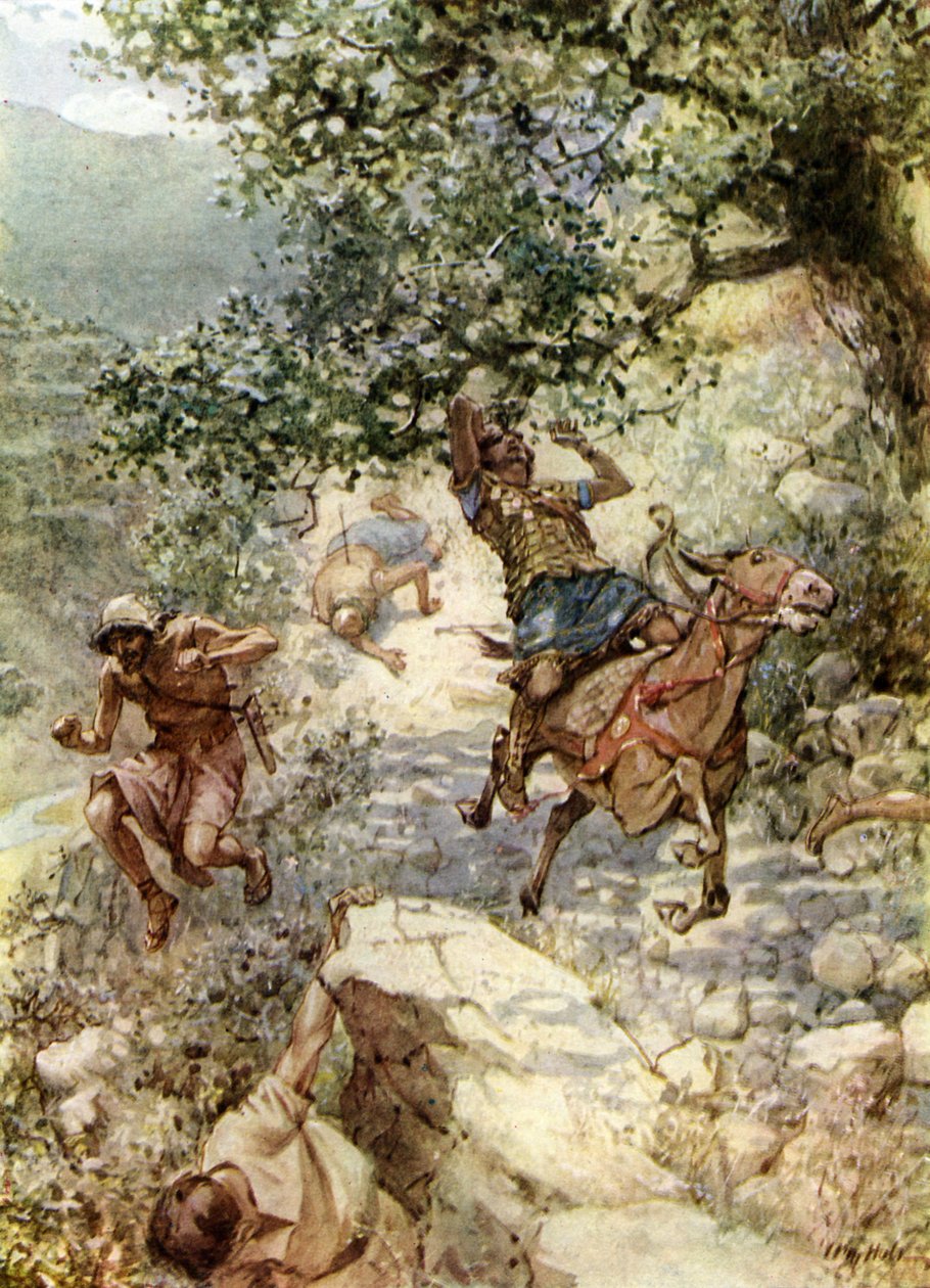 Absaloms død - Bibelen av William Brassey Hole