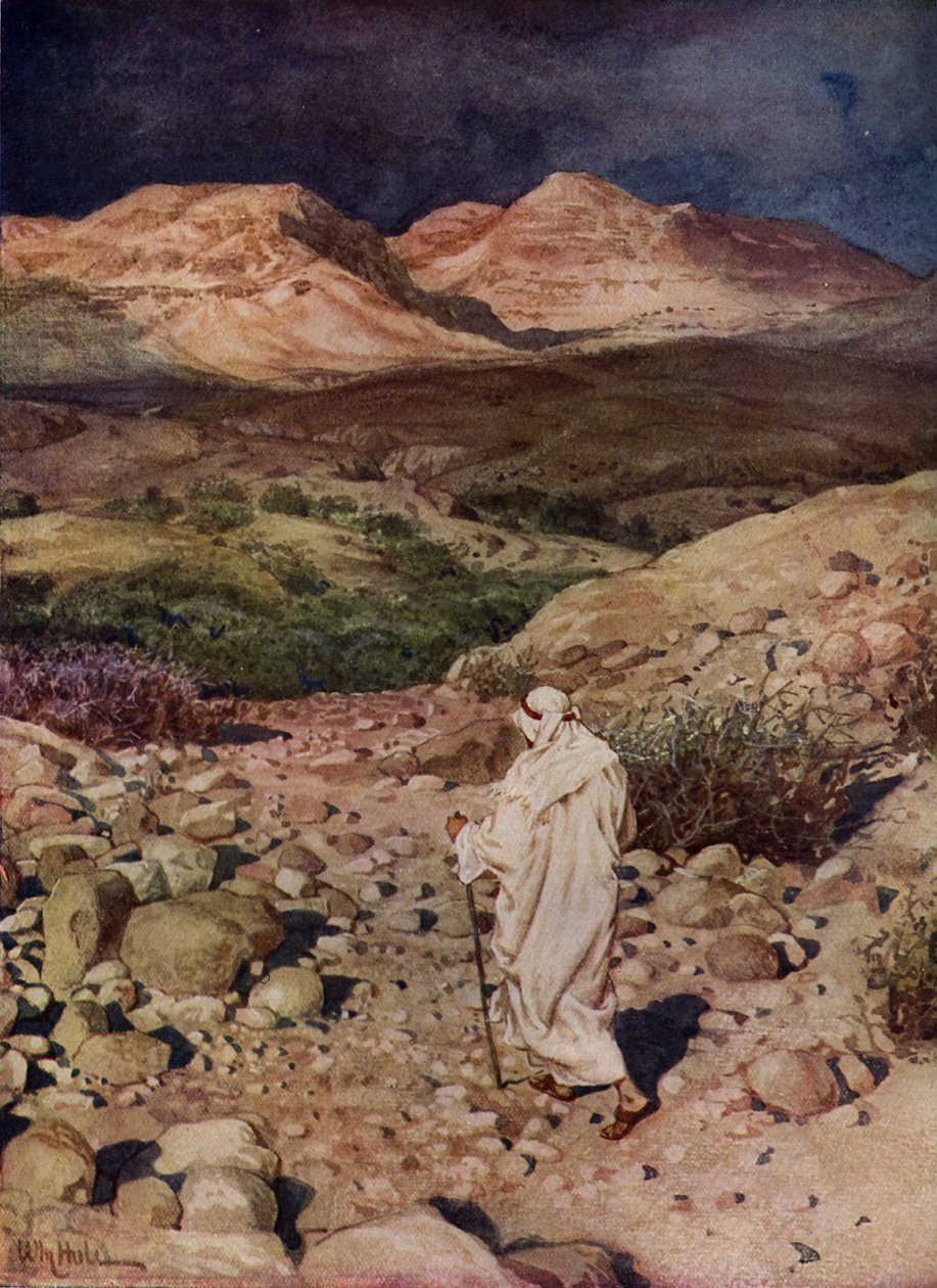 Jesu fristelse - Bibelen av William Brassey Hole