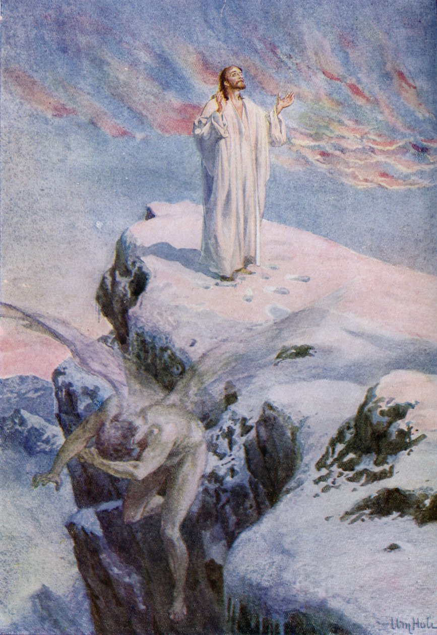 Jesu fristelse - Bibelen av William Brassey Hole